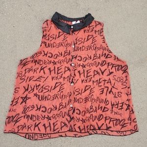 Topia Sleeveless Tunic Top sz XL
